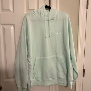 Nike Light Green Fleece Hoodie